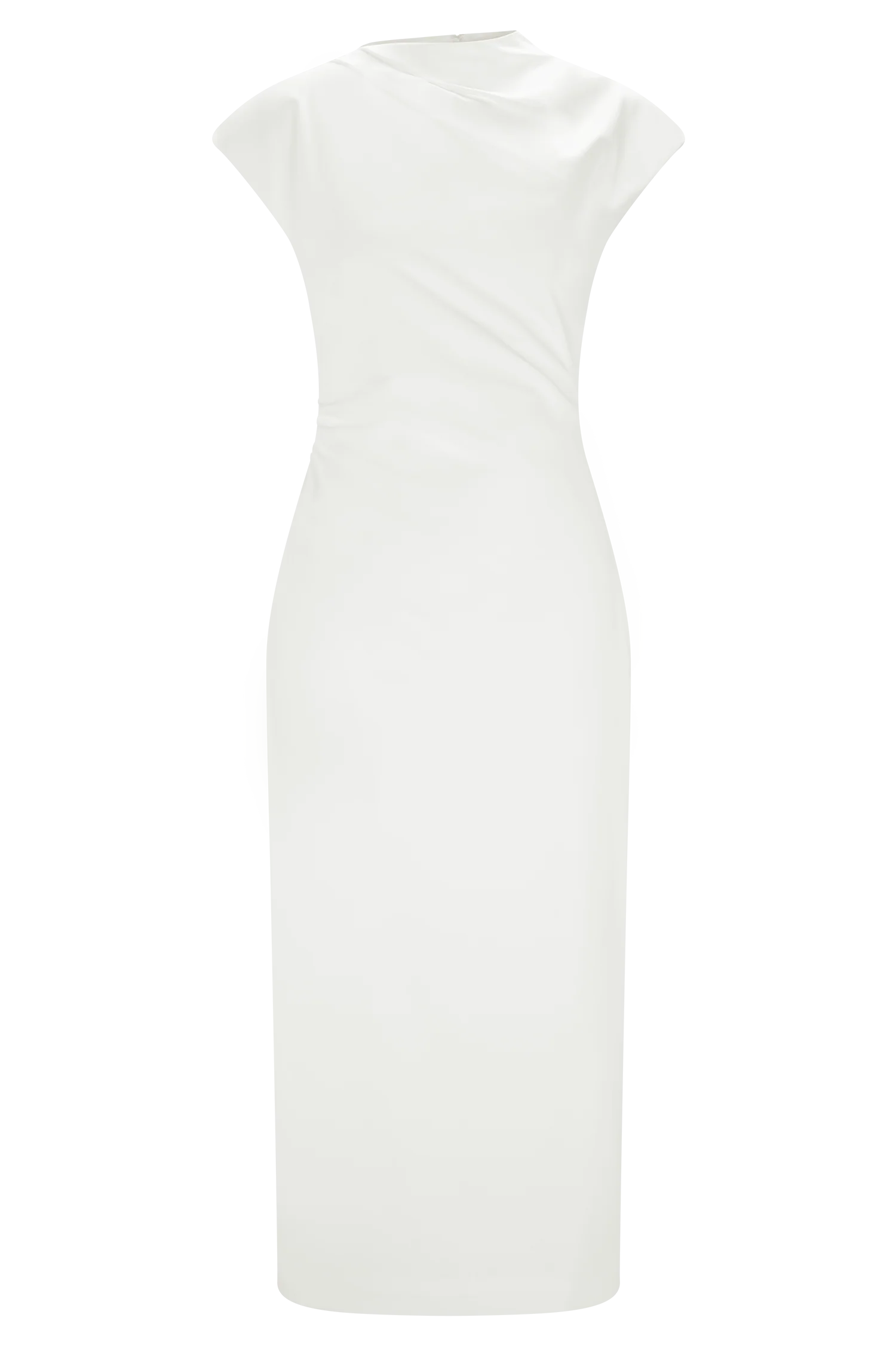 Lorena Cotton Midi Dress - White